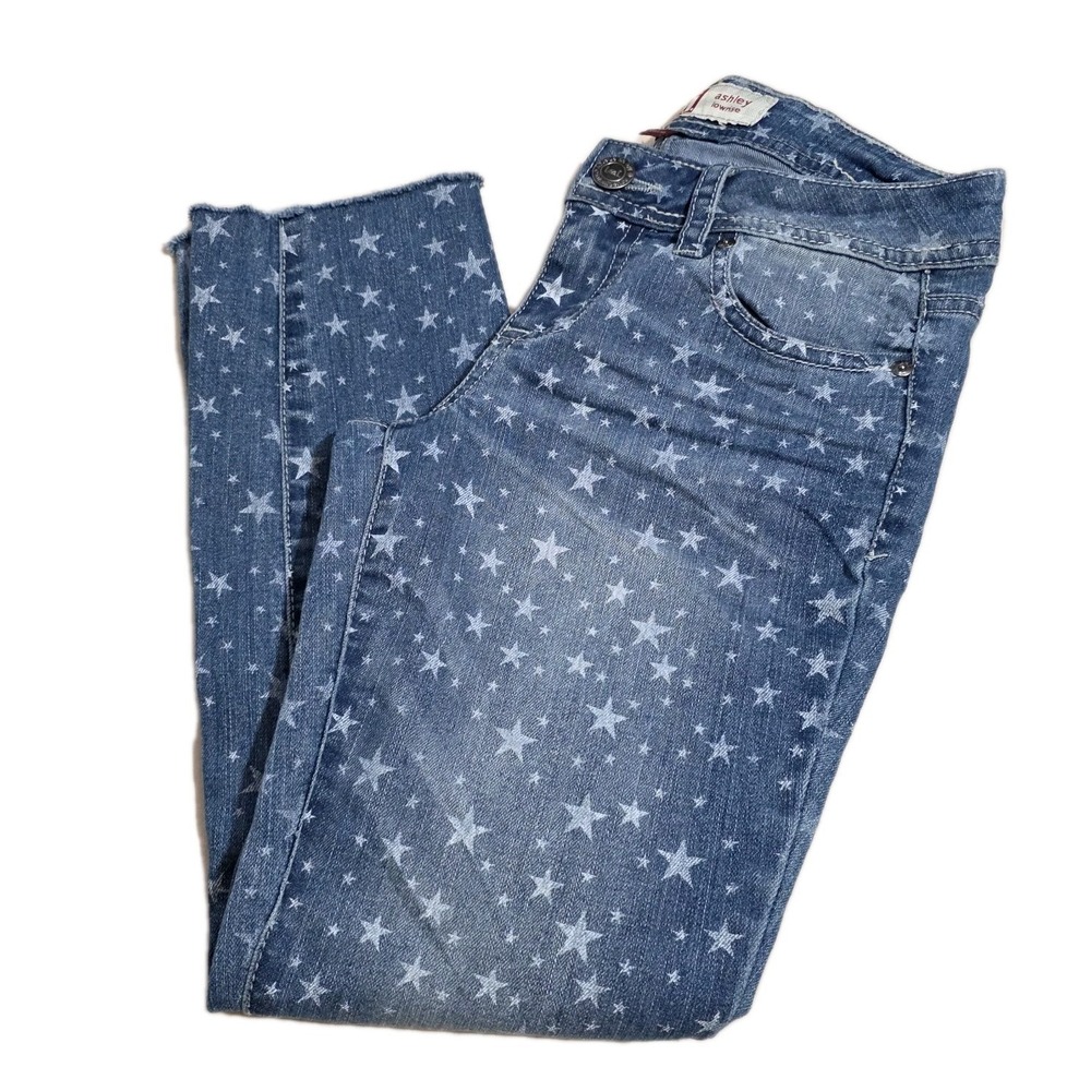 Lei Ashley Low Rise Star Pattern Jrs Sz 3 Capris Style Name: Ginger